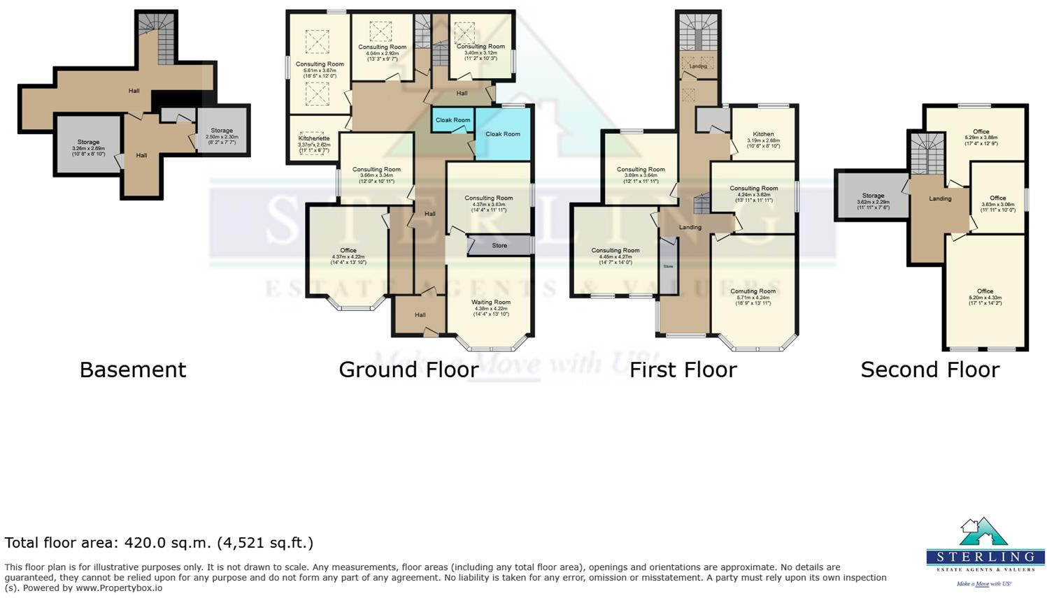 98 Conway Road, Colwyn Bay floorplan