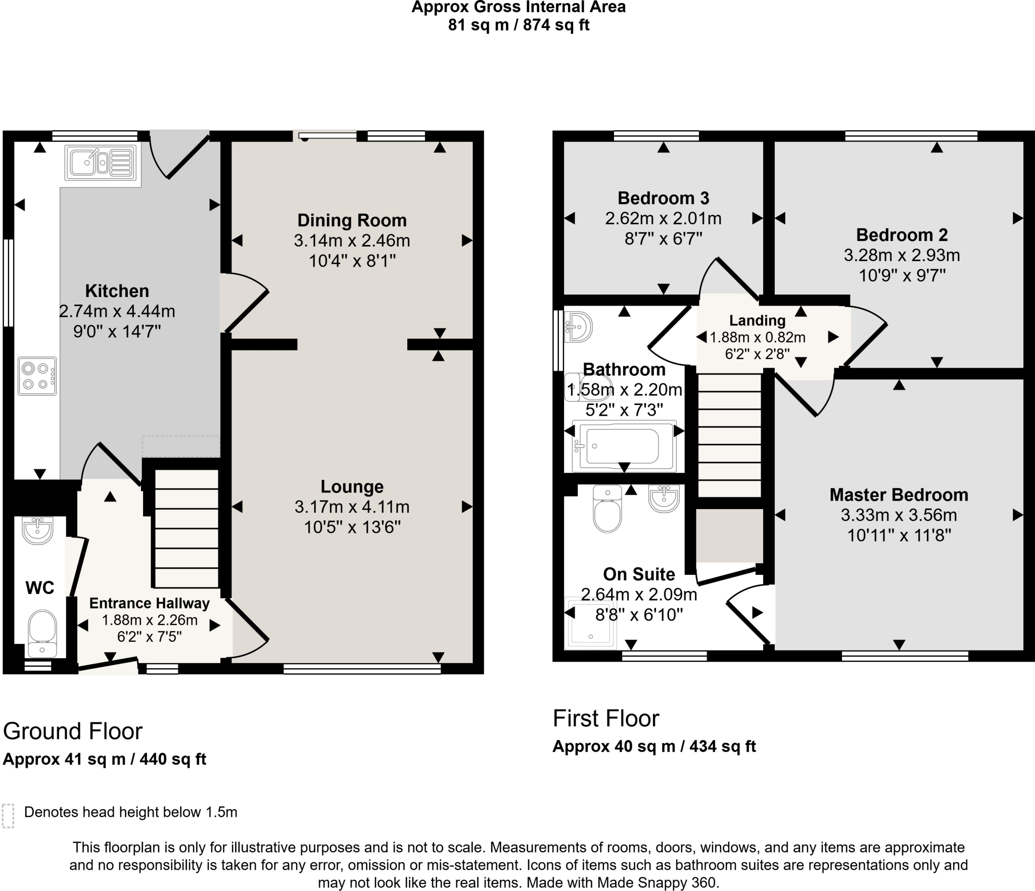 Stepend Road, Cumnock floorplan