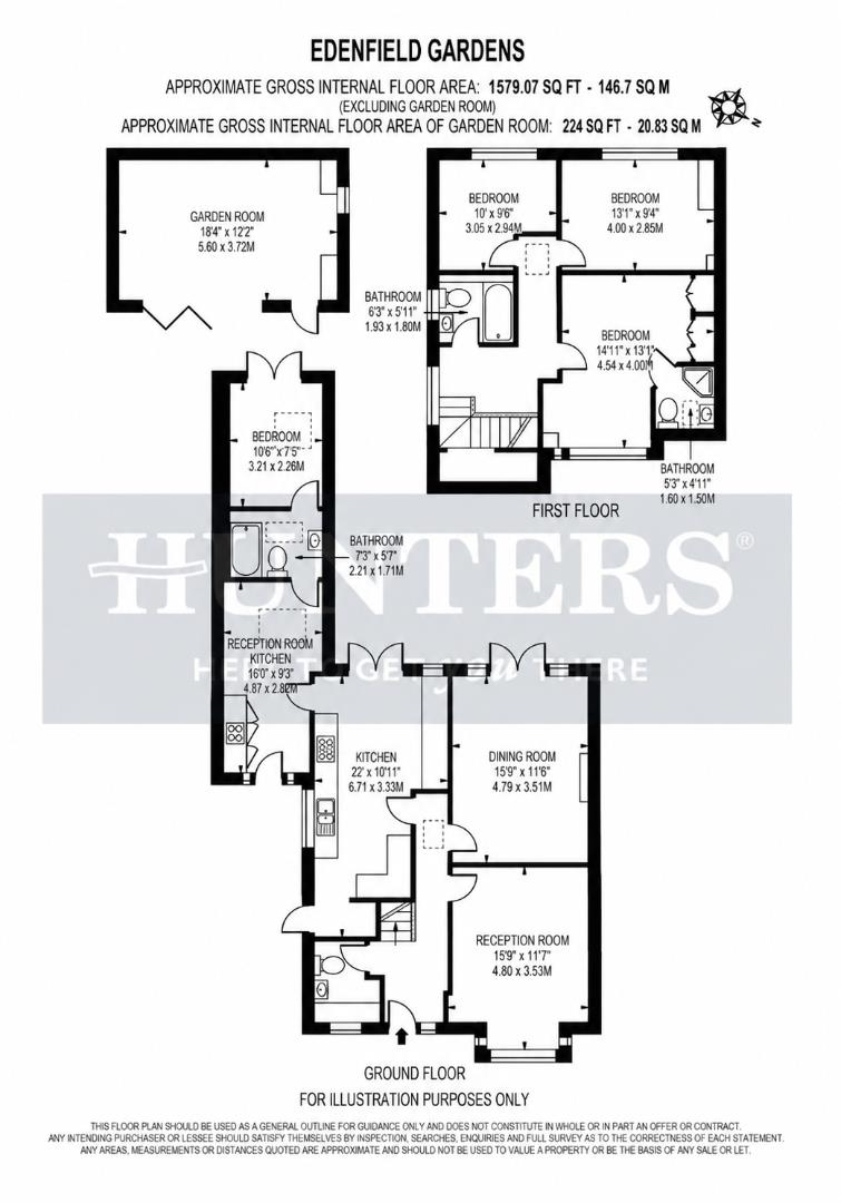 Edenfield Gardens, Worcester Park floorplan
