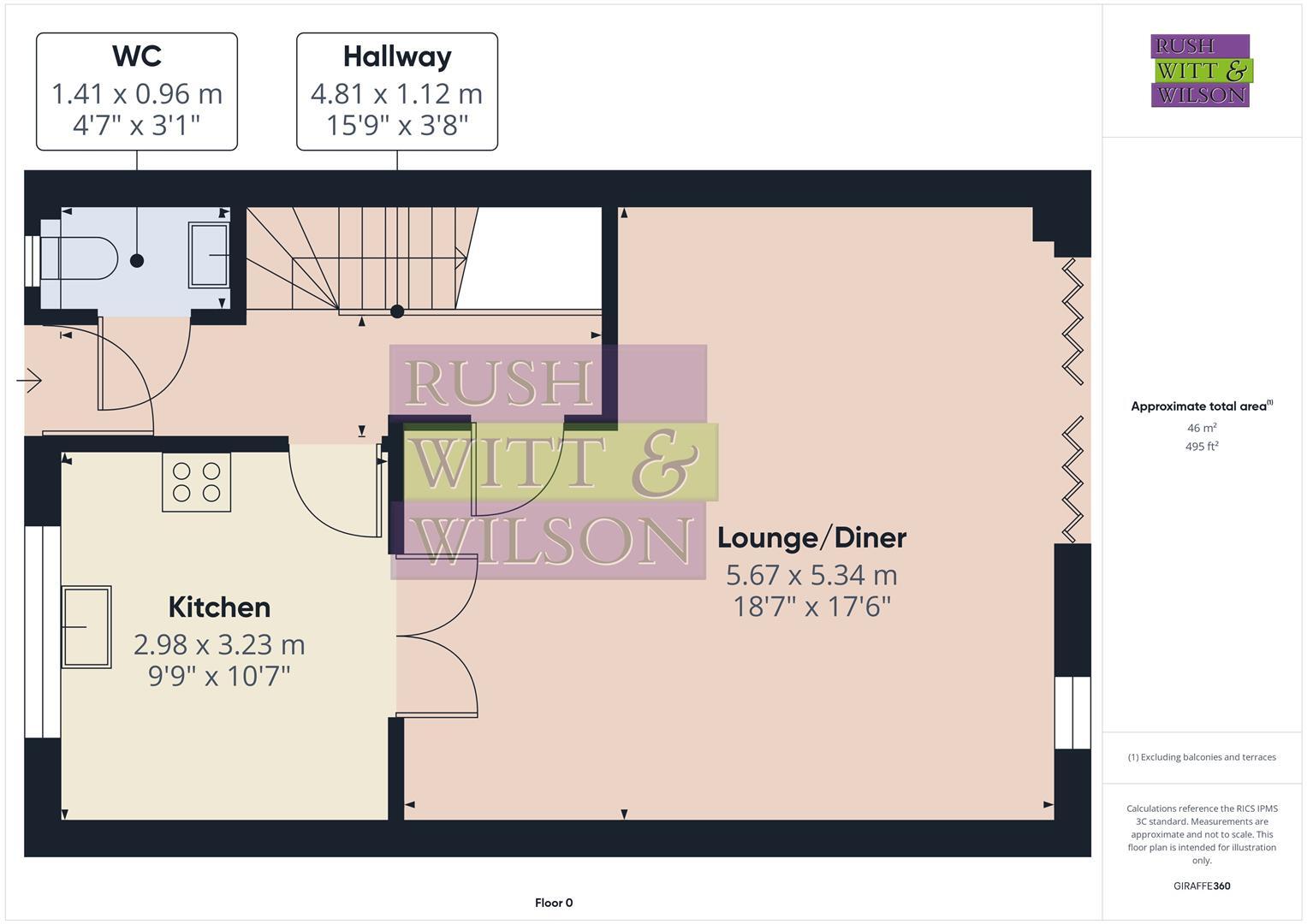 Skinners Lane, Catsfield floorplan