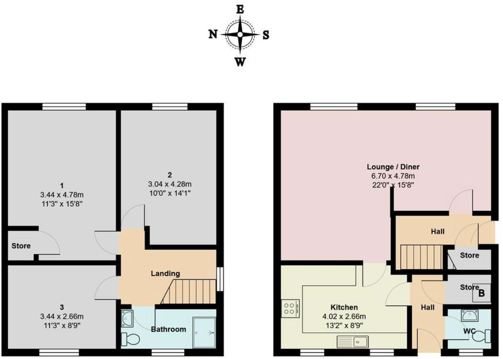 Nelson Drive, Cadishead, M44 floorplan