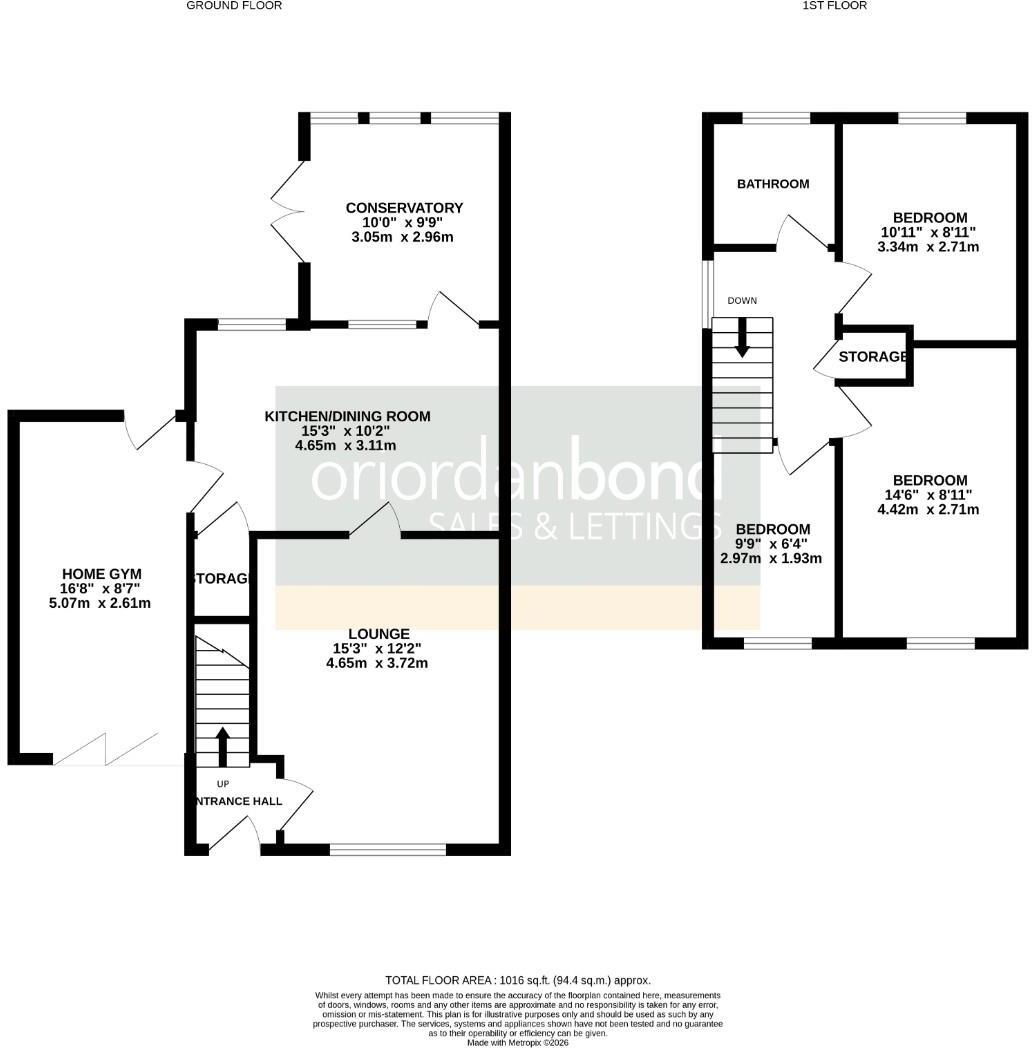 Bromford Close, Little Billing, Northampton NN3 floorplan