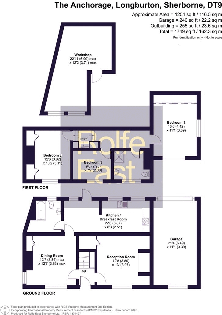 Longburton, Sherborne floorplan