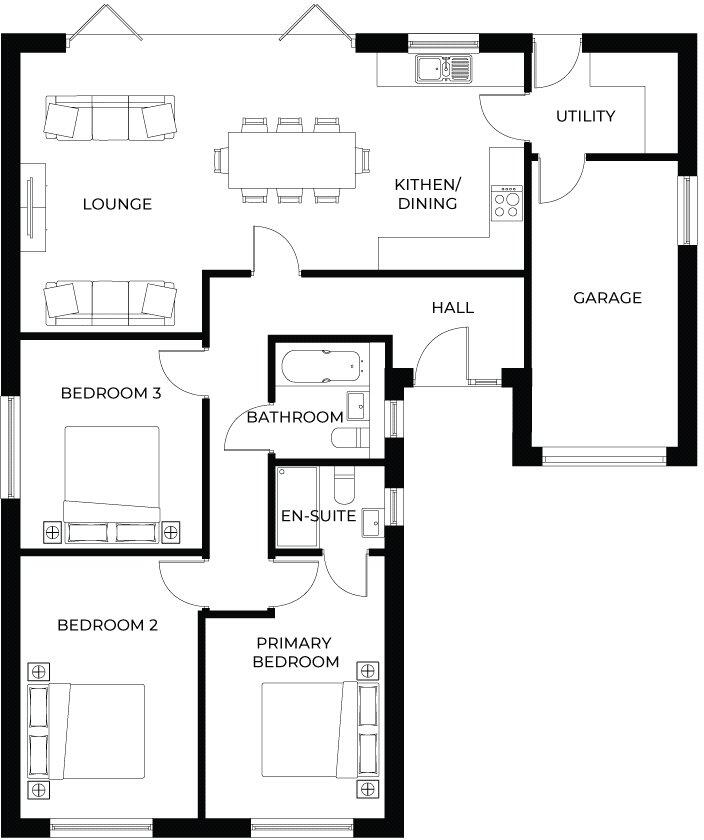 The Heights, Llandrindod Wells, Powys floorplan