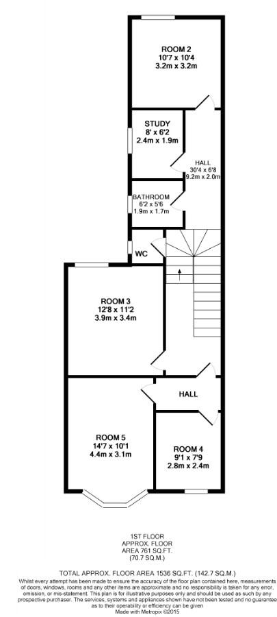 Salisbury Road, Plymouth floorplan
