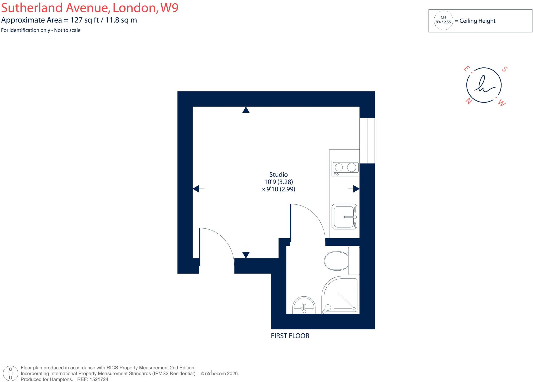 Sutherland Avenue London W9 floorplan