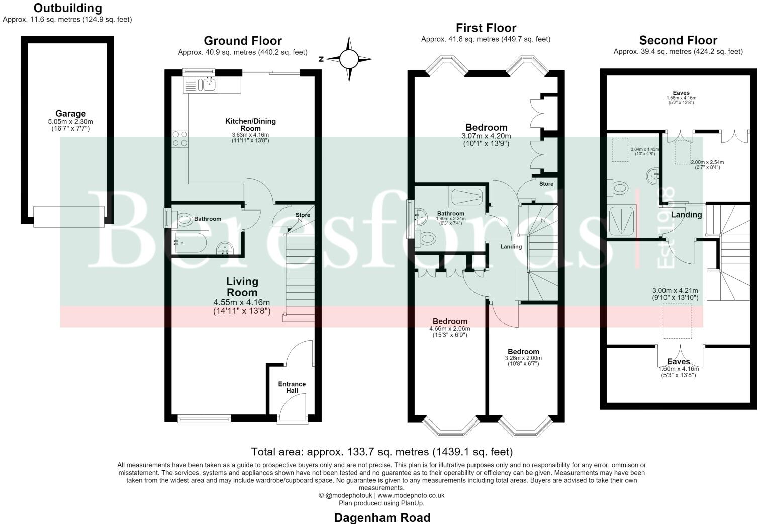 Dagenham Road, Romford, RM7 floorplan