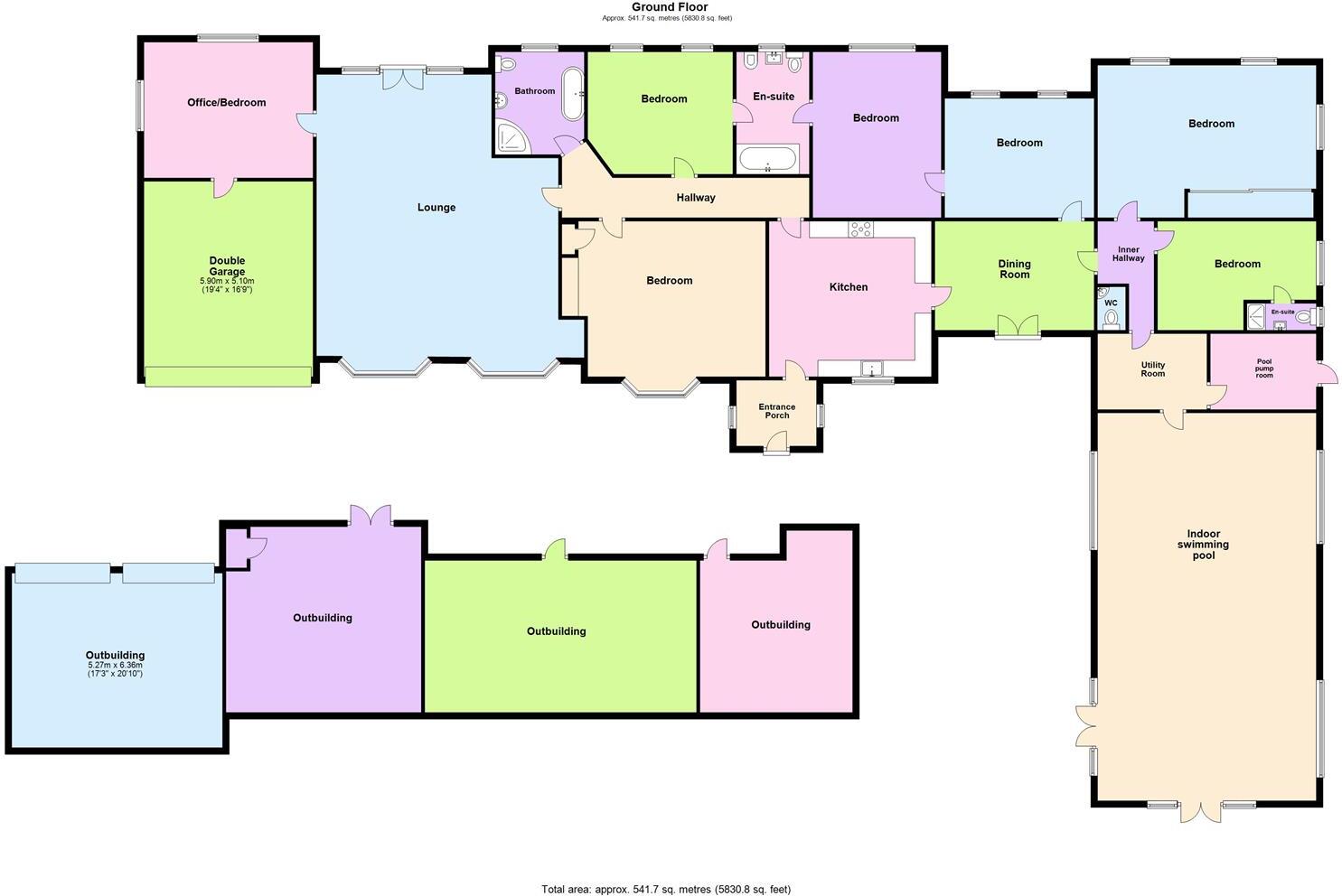 Southwold Farm floorplan