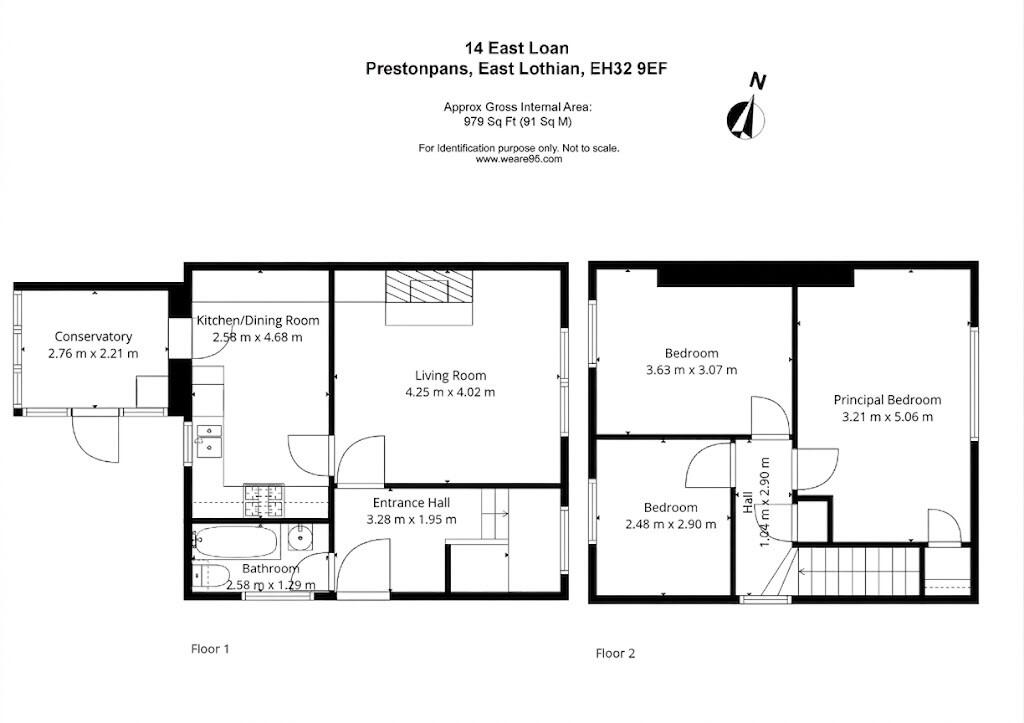 14 East Loan, Prestonpans, East Lothian, EH32 9EF floorplan