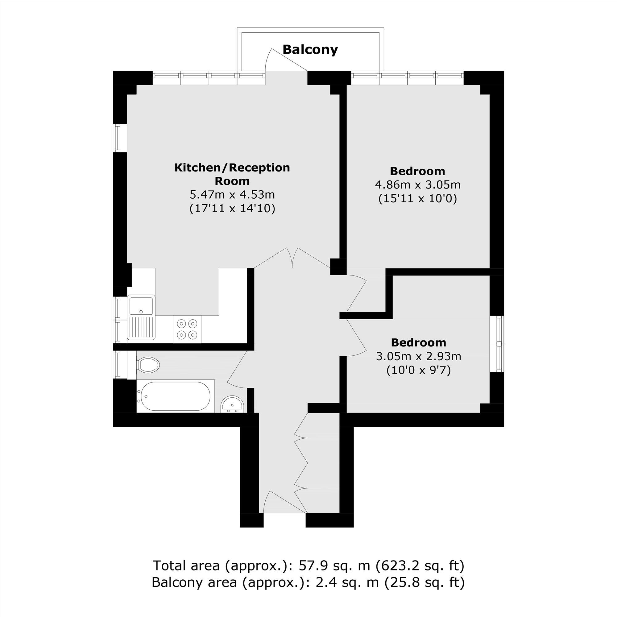 Streatham Hill, Streatham floorplan