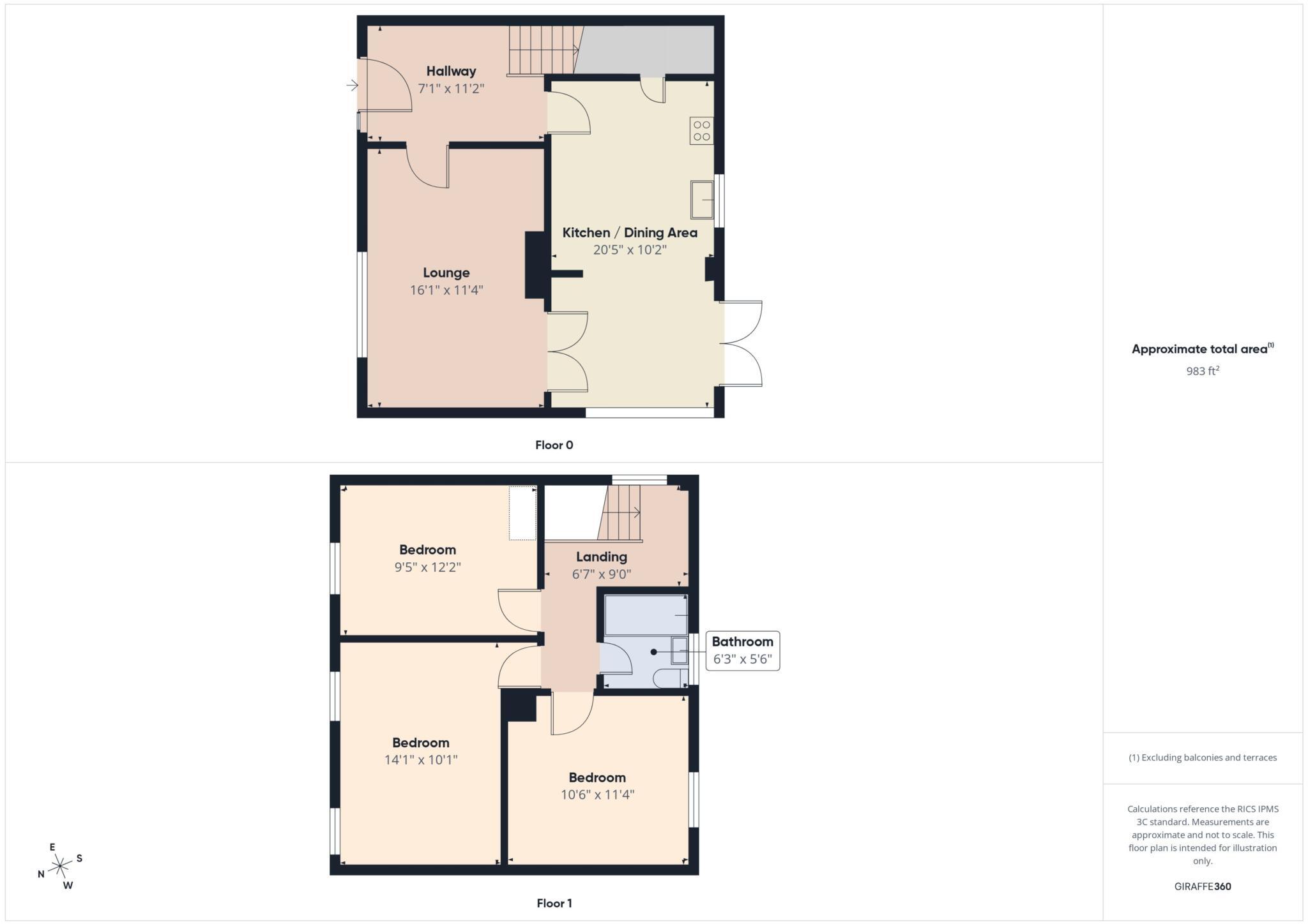 Etive Crescent, Wishaw floorplan