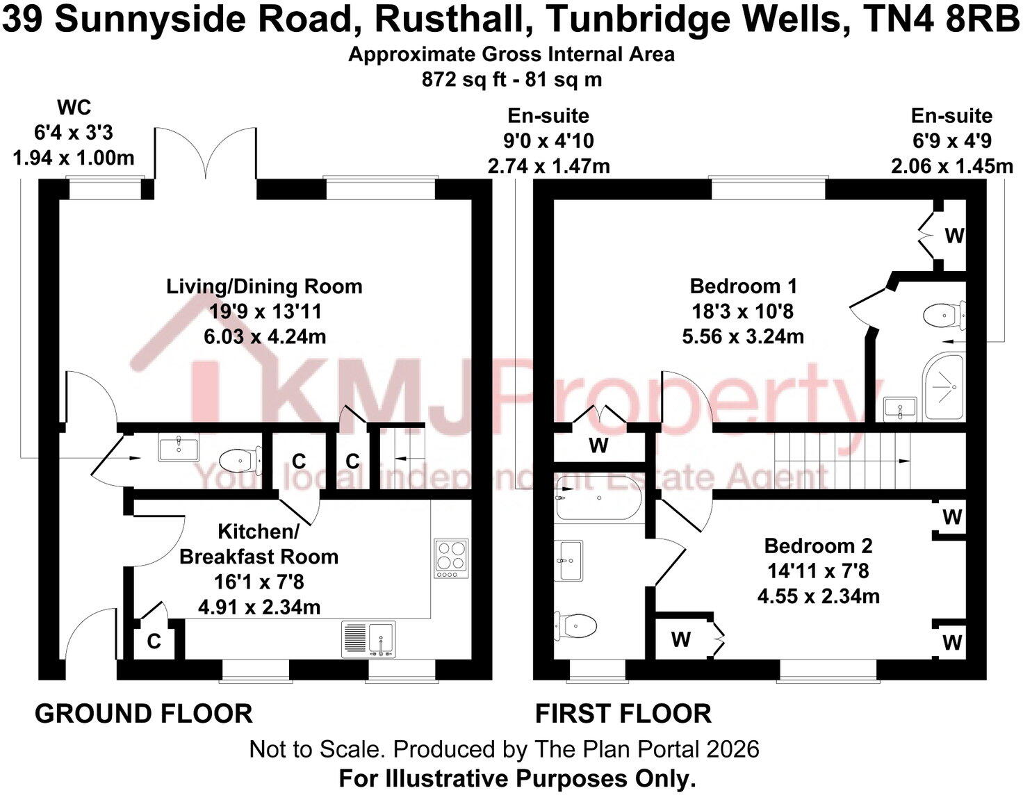 Sunnyside Road, Rusthall, Tunbridge Wells floorplan