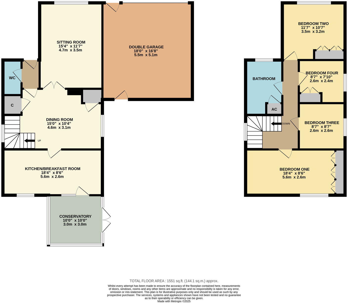 Manor Close, Costock floorplan