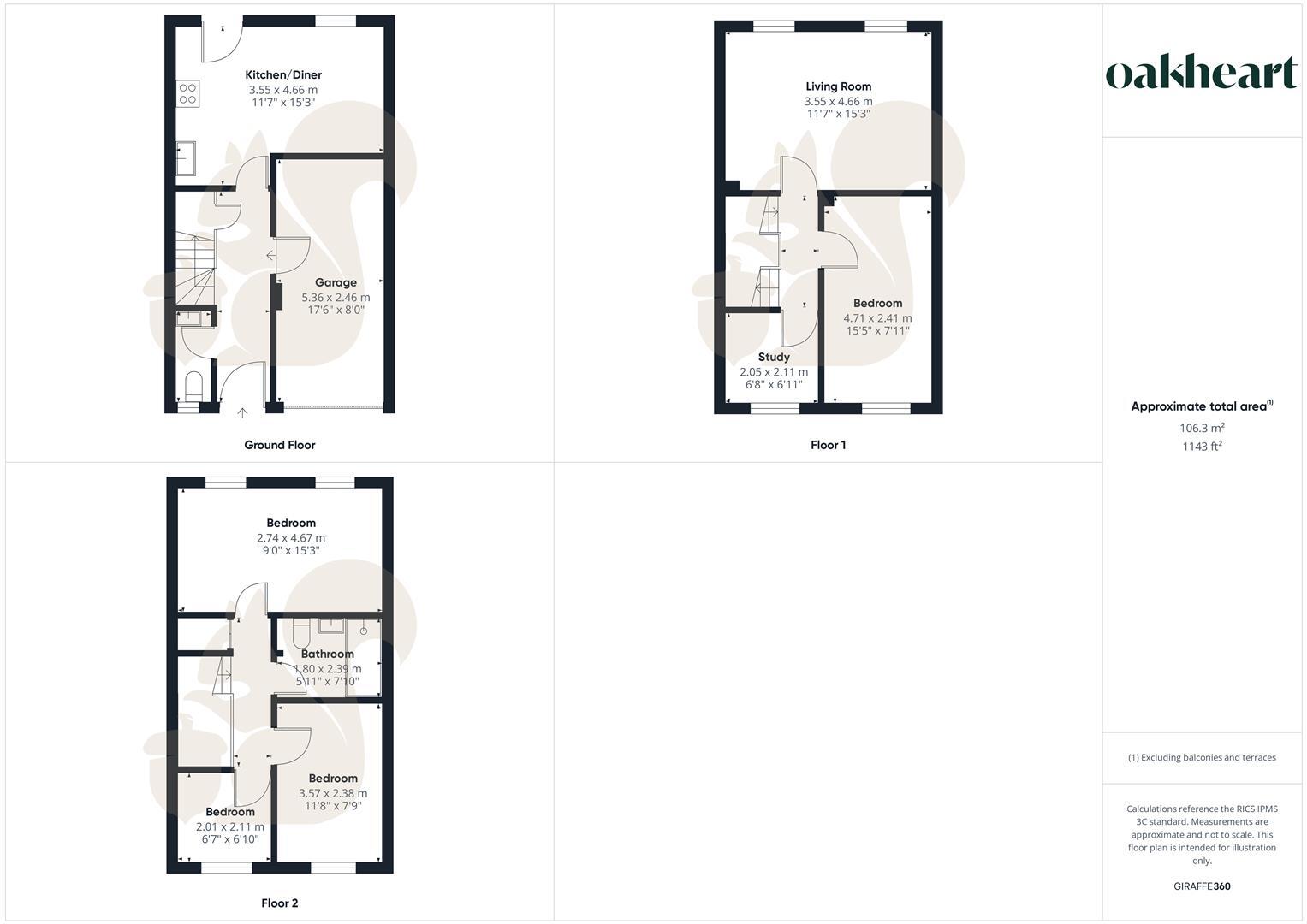 The Drays, Long Melford floorplan