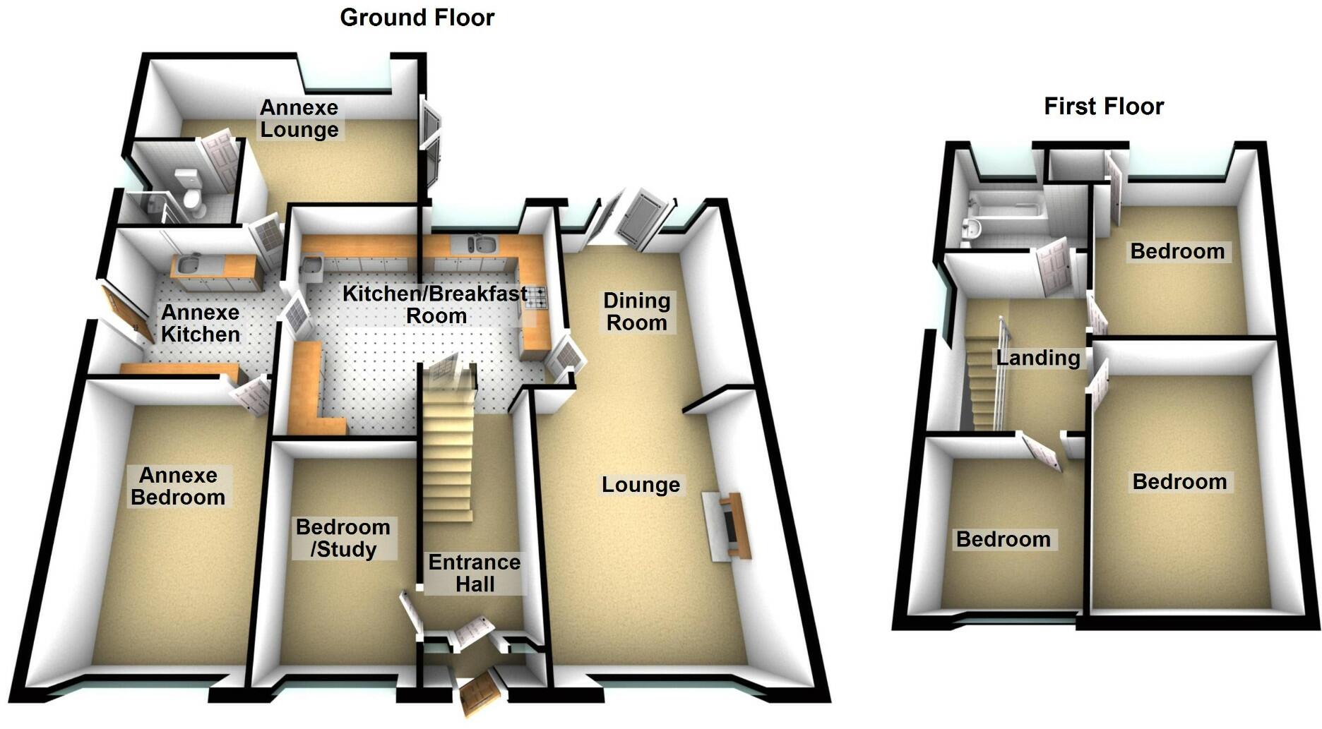 Church Way, Tydd St Mary floorplan