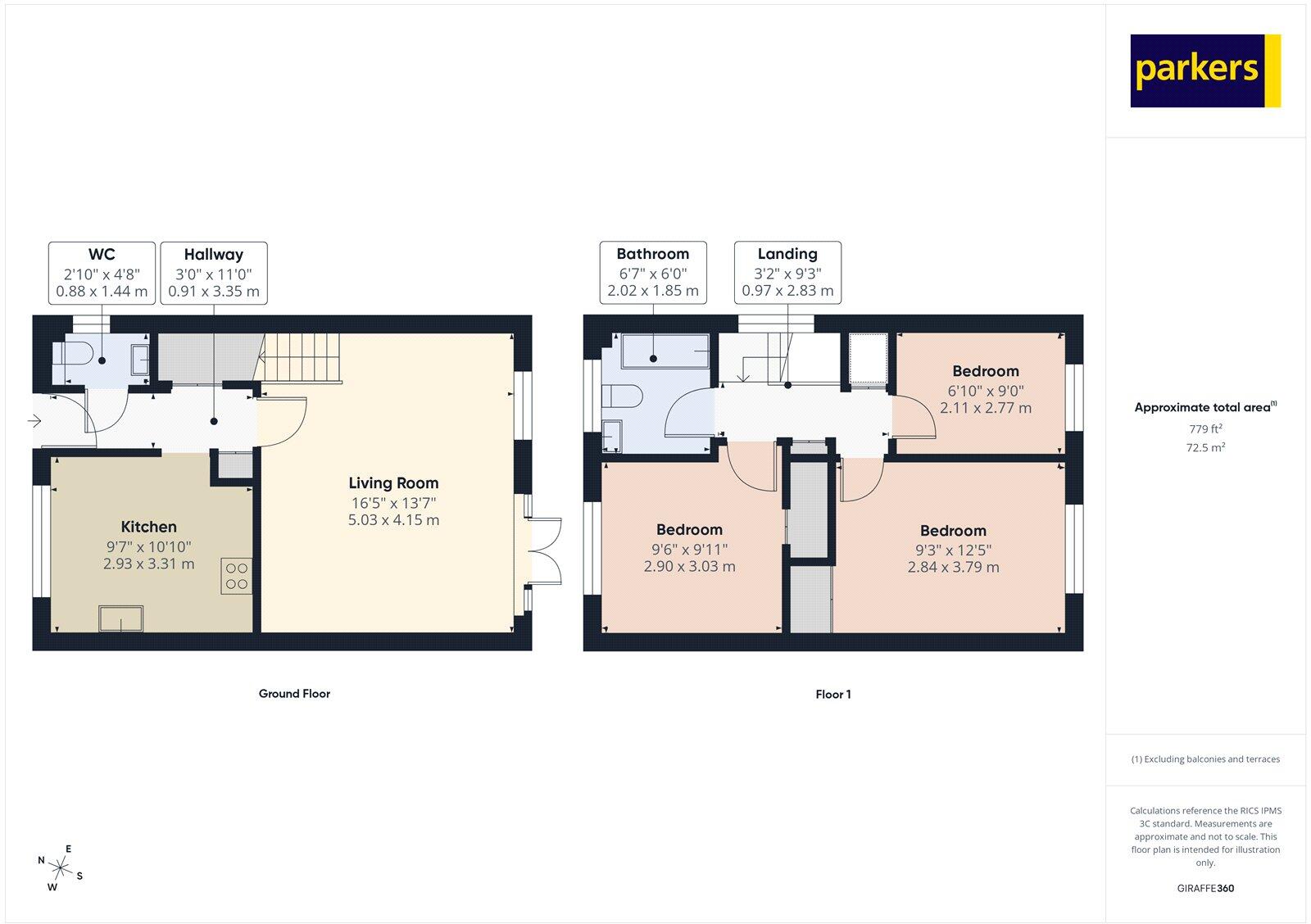Lilac Walk, Calcot, Reading, Berkshire, RG31 floorplan