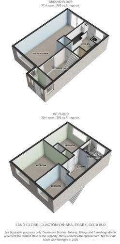Land Close, Clacton-on-Sea, Essex, CO16 8UJ floorplan