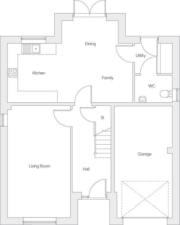 Chiswell Drive
Ravenstone
Coalville
LE67 3JX floorplan