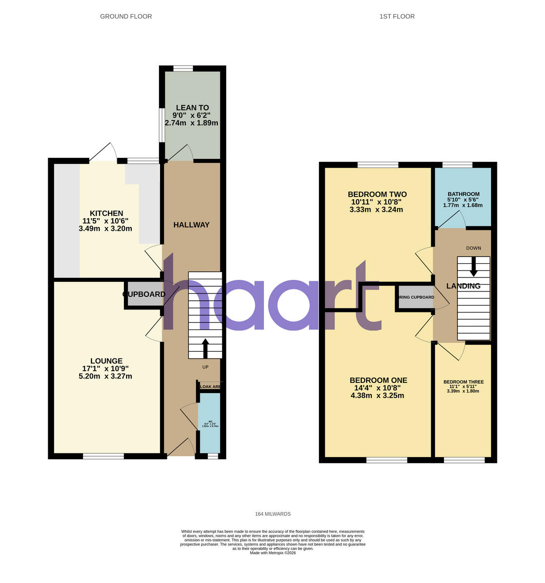 Milwards, Harlow floorplan