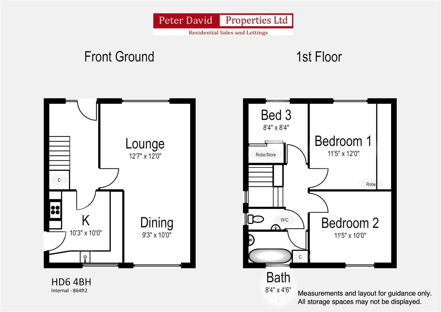 Oakroyd Drive, Brighouse floorplan