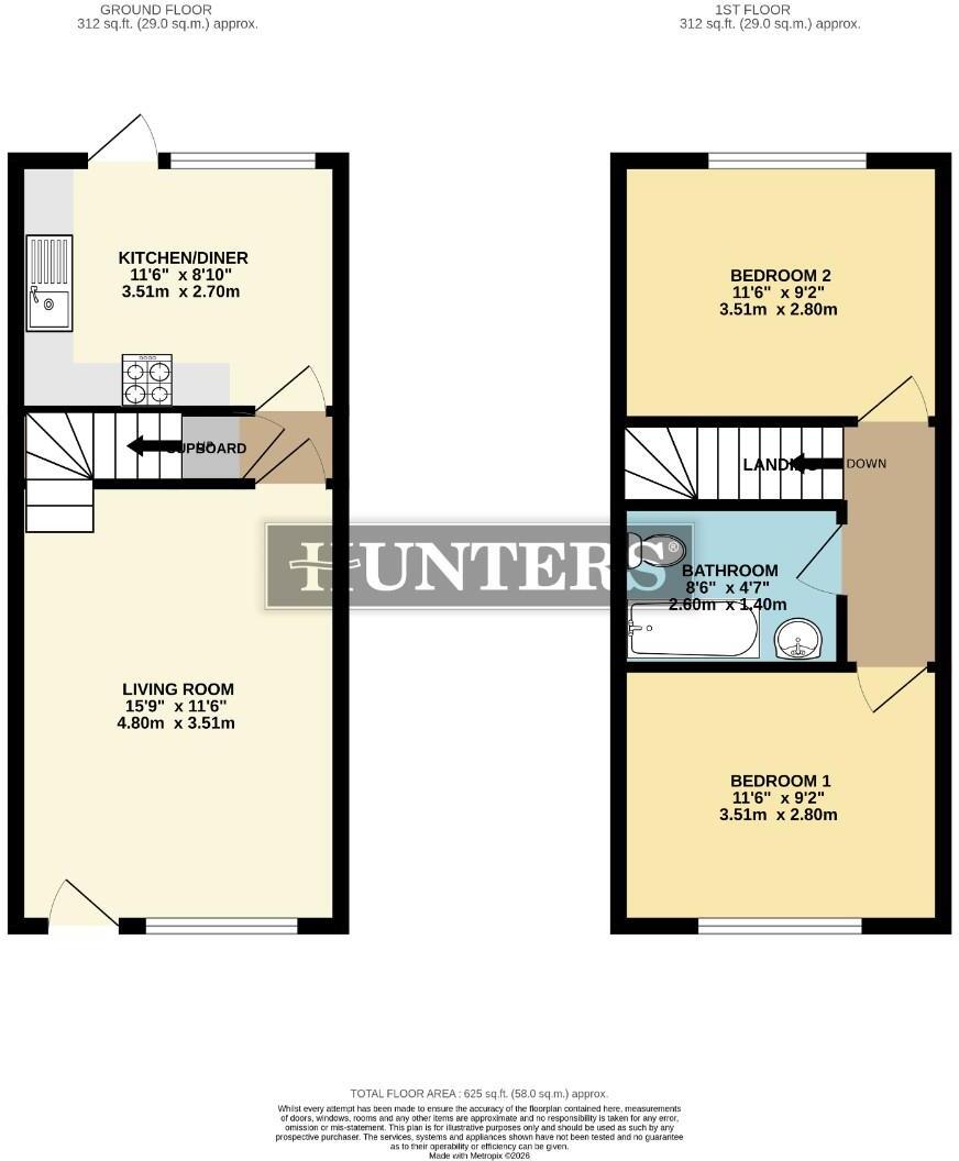 Malling Walk, Scunthorpe floorplan