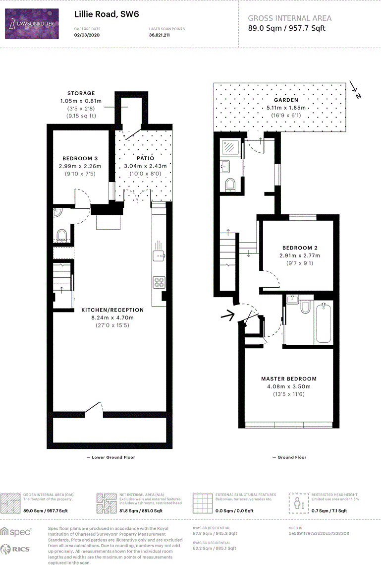 Lillie Road, Fulham, London, SW6 floorplan