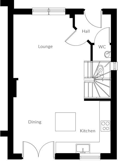 Orchard Close, Scotland Street, Ellesmere. floorplan