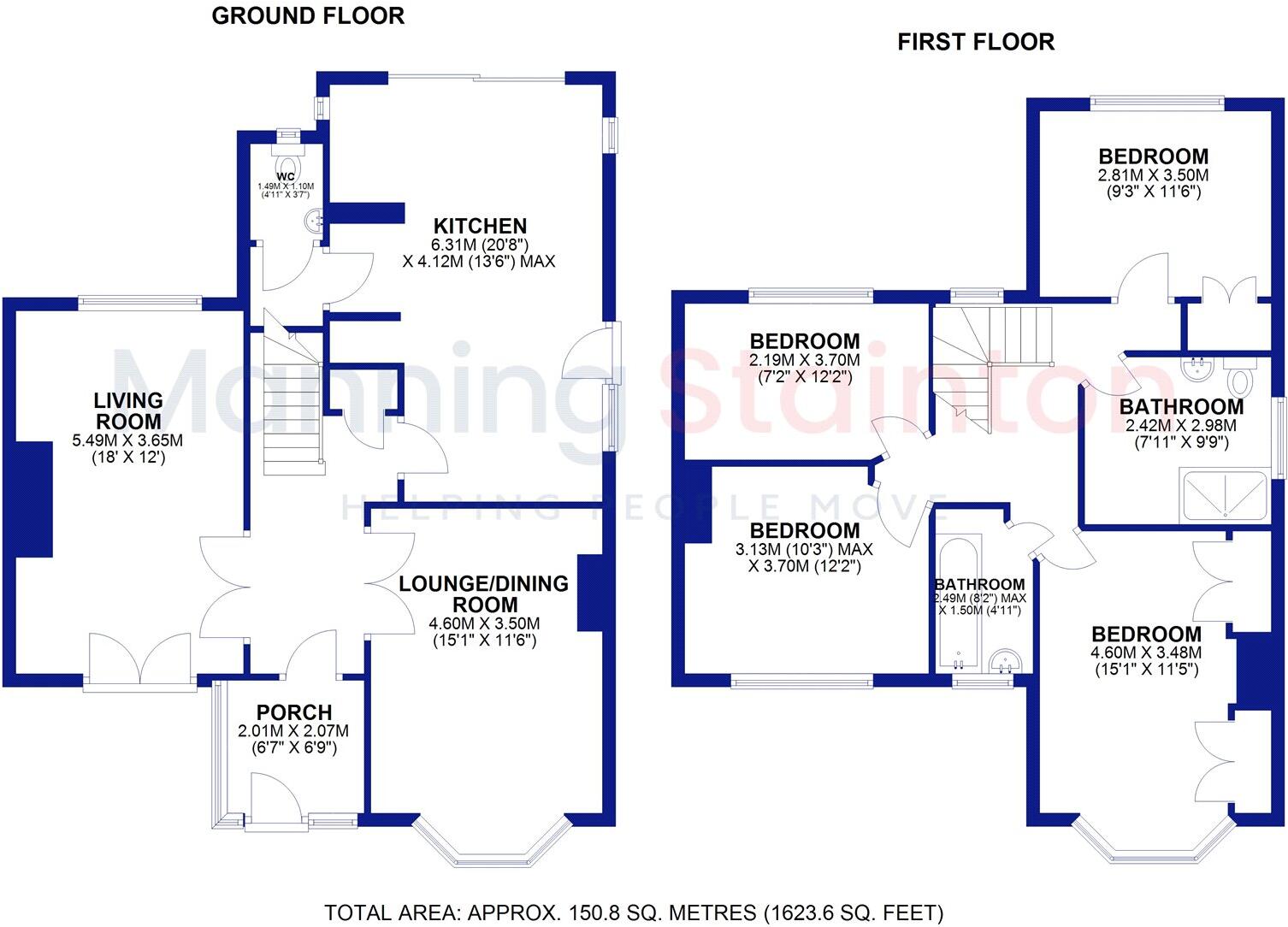Cookridge Grove, Leeds, West Yorkshire floorplan