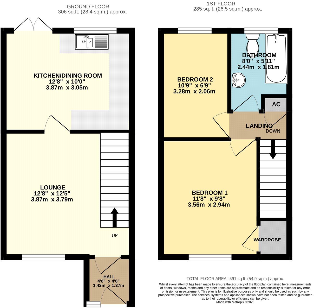 6, Amis Court, Lakenheath, Brandon, Suffolk, IP27 floorplan