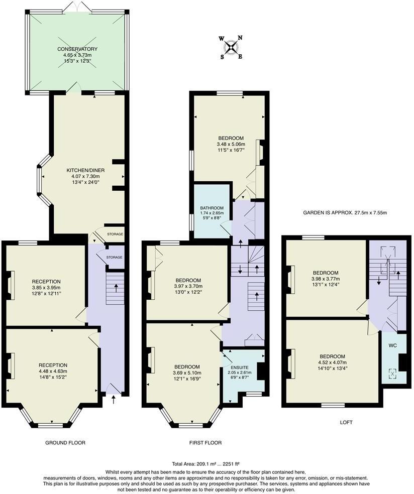 Handsworth Avenue, Highams Park floorplan