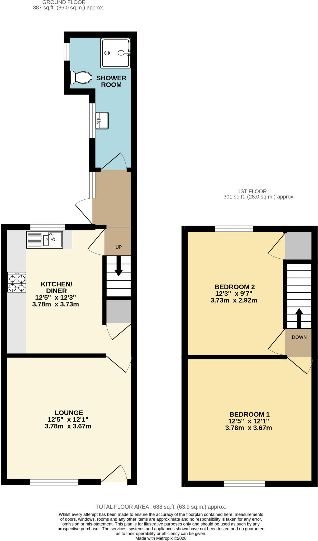 Newport, Barton Upon Humber, North Lincs, DN18 floorplan