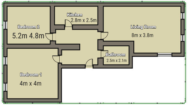 Apartment 4, Satchwell Granary, 2 New Street, Leamington Spa floorplan
