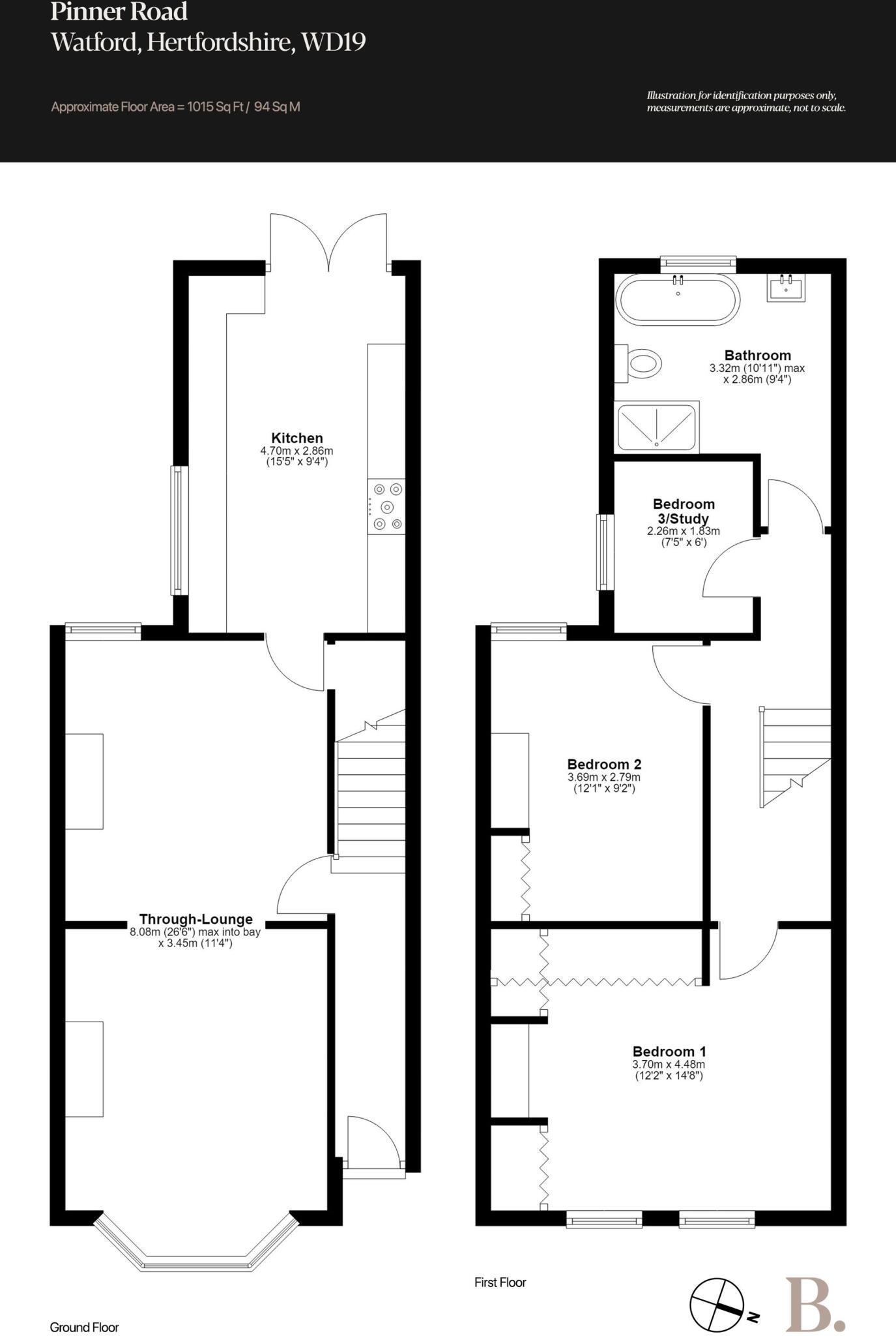 Pinner Road, Watford, WD19 floorplan
