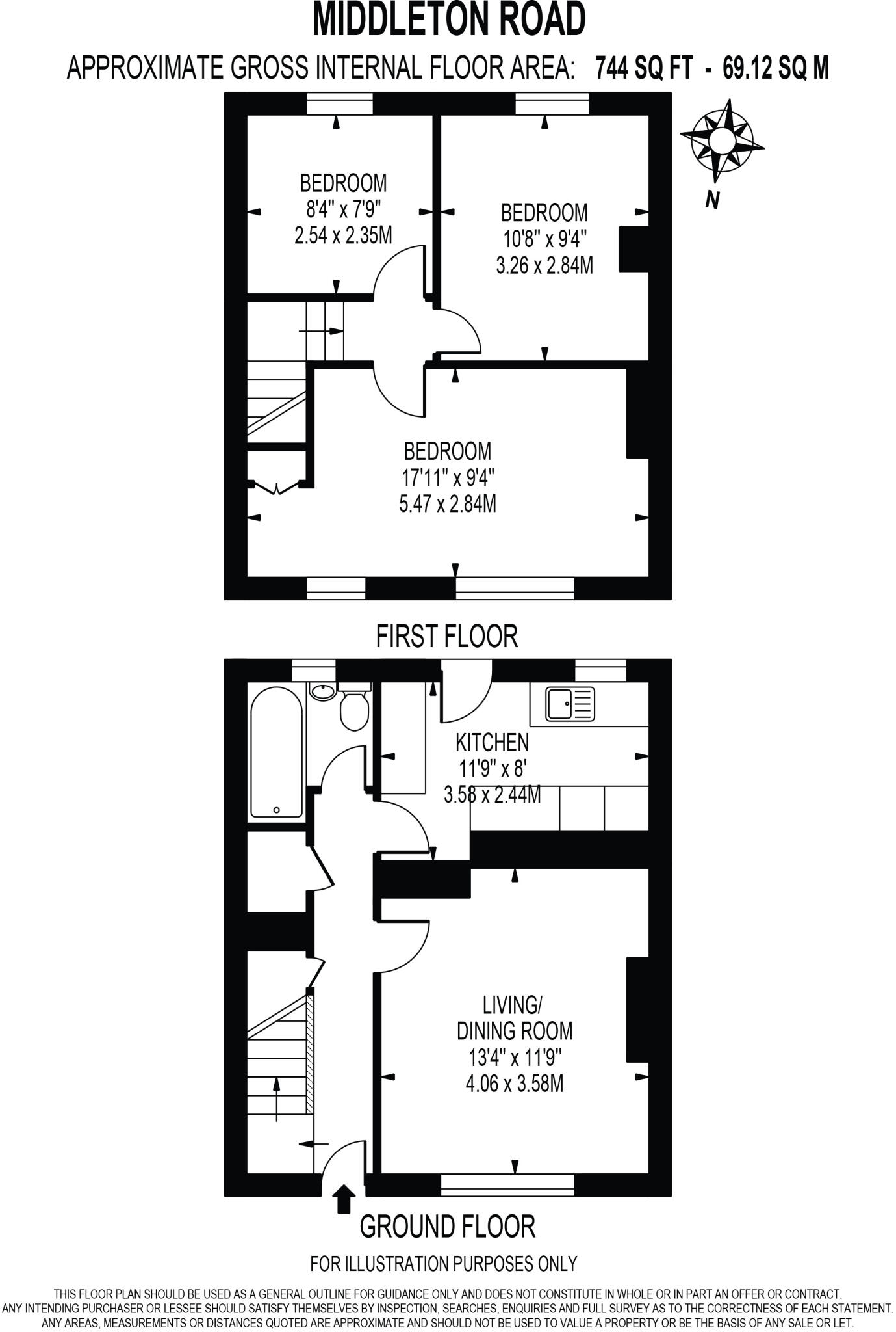 Middleton Road, Morden, SM4 floorplan