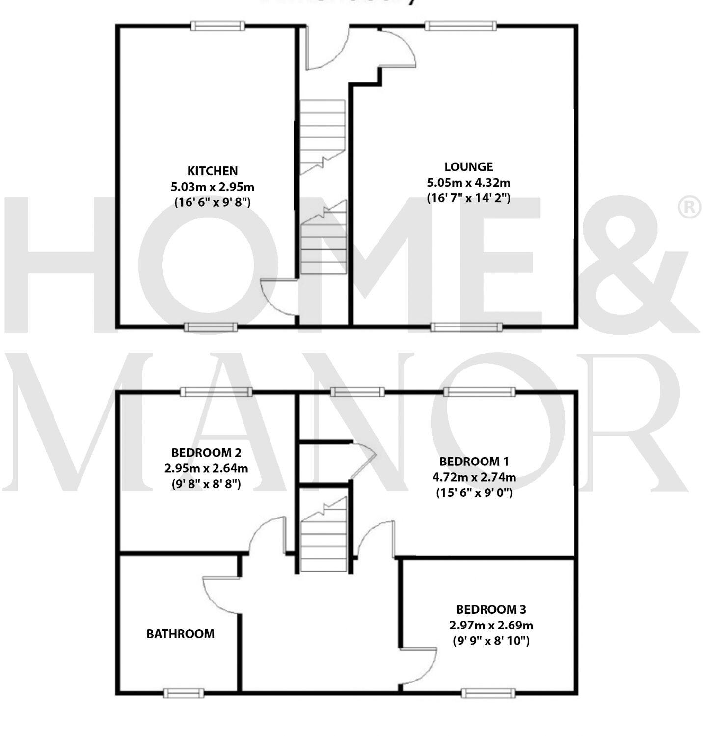 Penny Spring Cottage, Kidroyd, HD5 floorplan