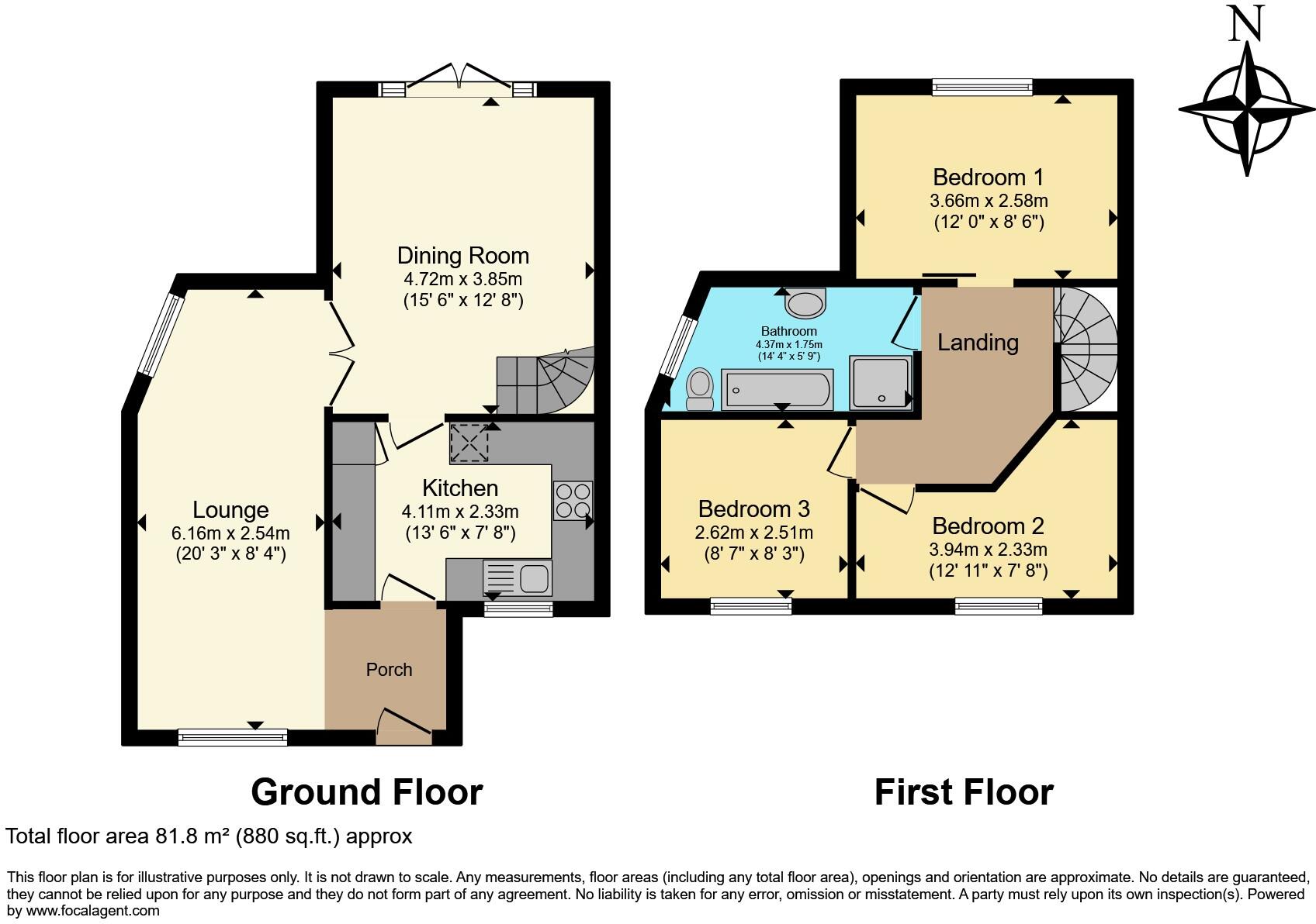 Digby Close, Cardiff, CF5 floorplan