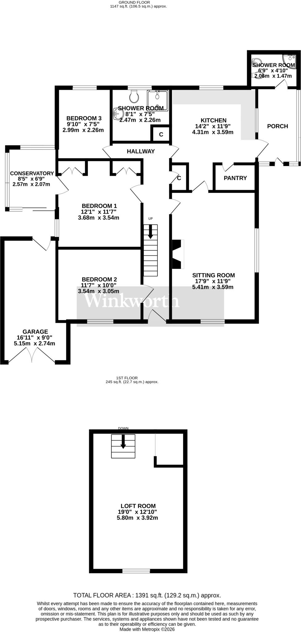 Low Bungay Road, Loddon, Norwich, Norfolk, NR14 floorplan