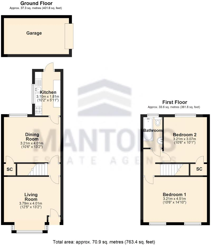 Beechwood Road, Luton, Bedfordshire, LU4 8RP floorplan