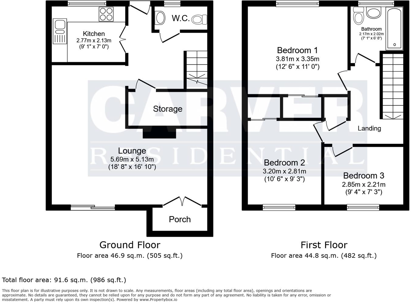 Oakfield, Newton Aycliffe floorplan