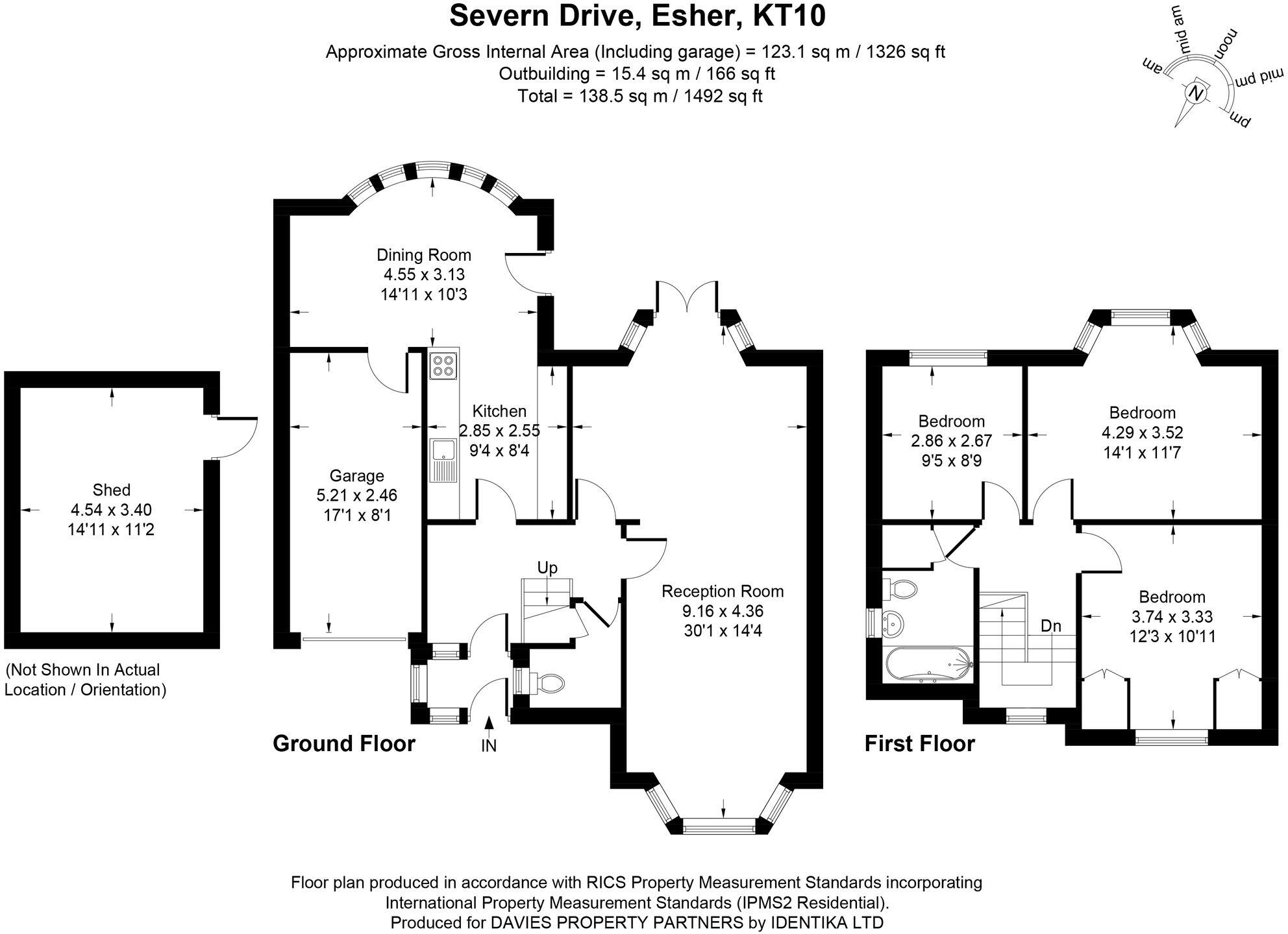 Severn Drive, Esher, KT10 floorplan