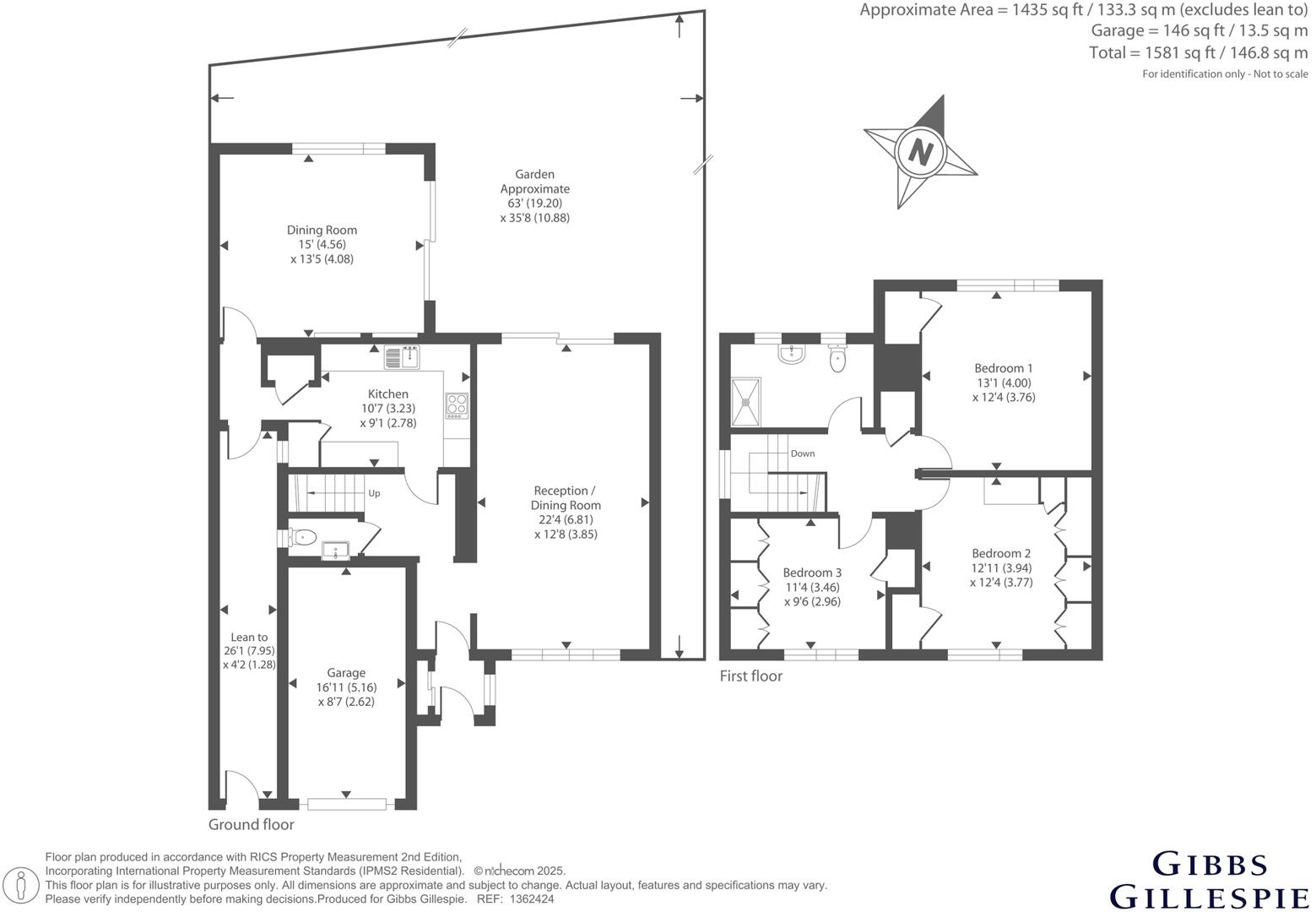 Kelvin Crescent, Harrow floorplan