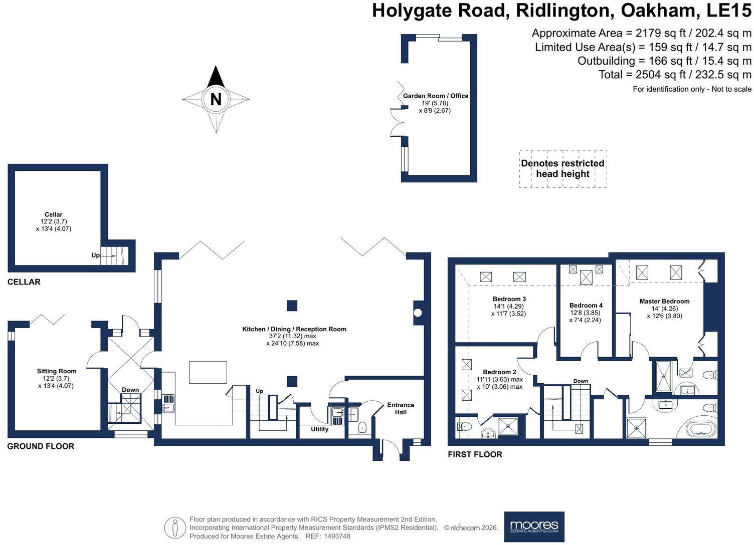 The Old Mill Barn, Holygate Road, Ridlington floorplan