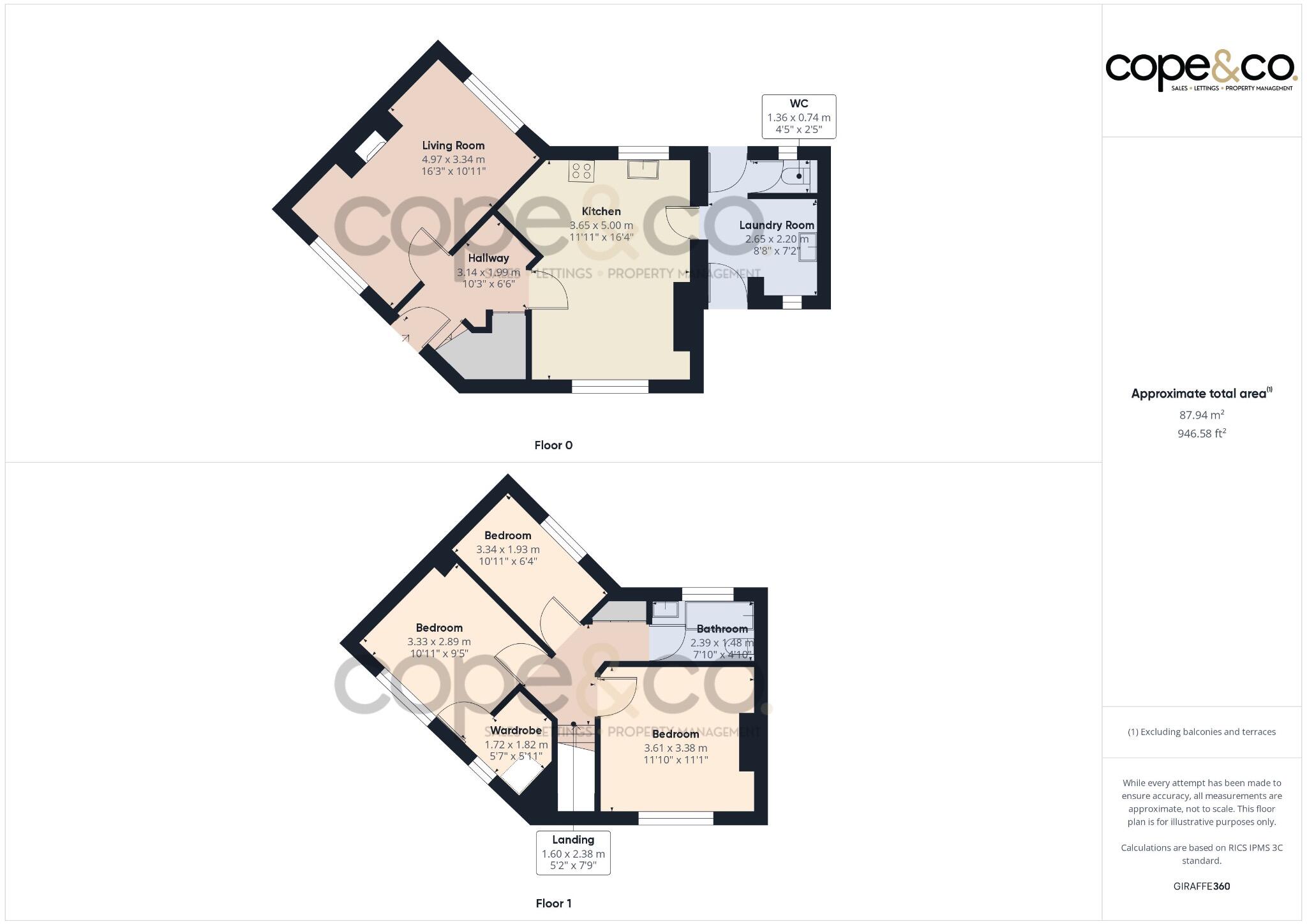 Larch Avenue, Ripley, Derbyshire, DE5 3PD floorplan