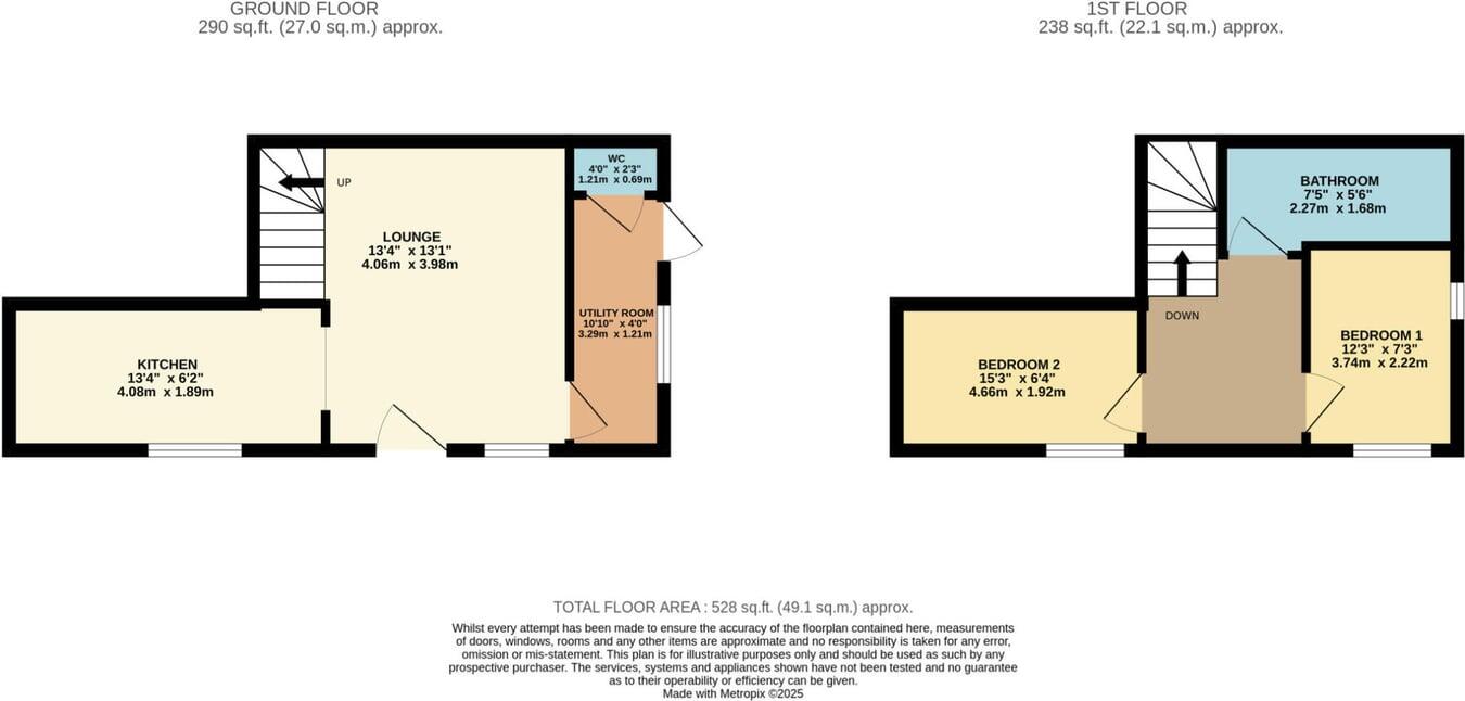 Regent Street, Ramsbottom, Bury, BL0 floorplan