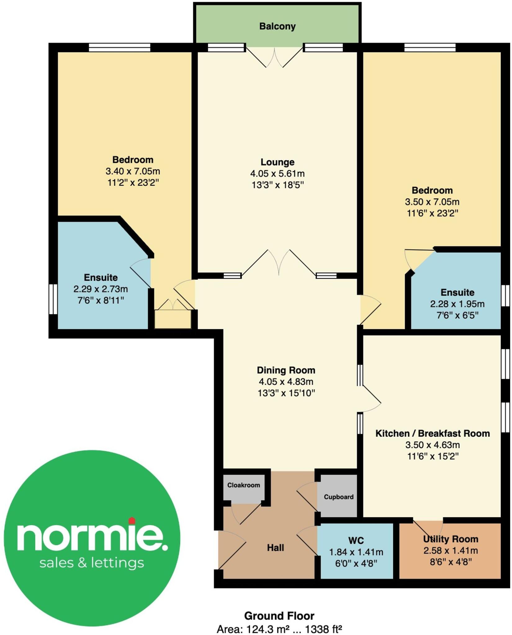 Waterpark Road, The Grange, M7 floorplan