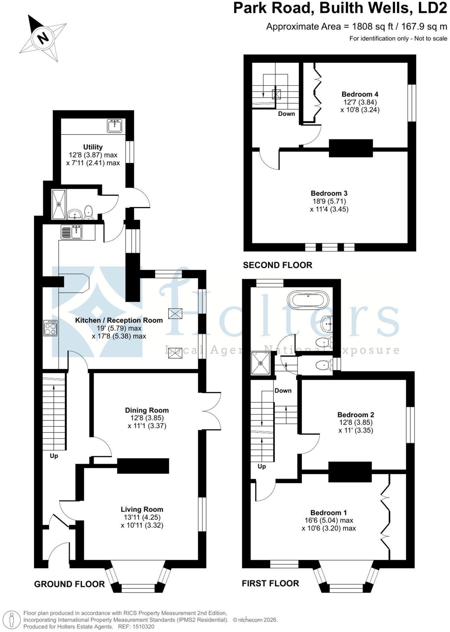 7, Park Road, Builth Wells, LD2 floorplan