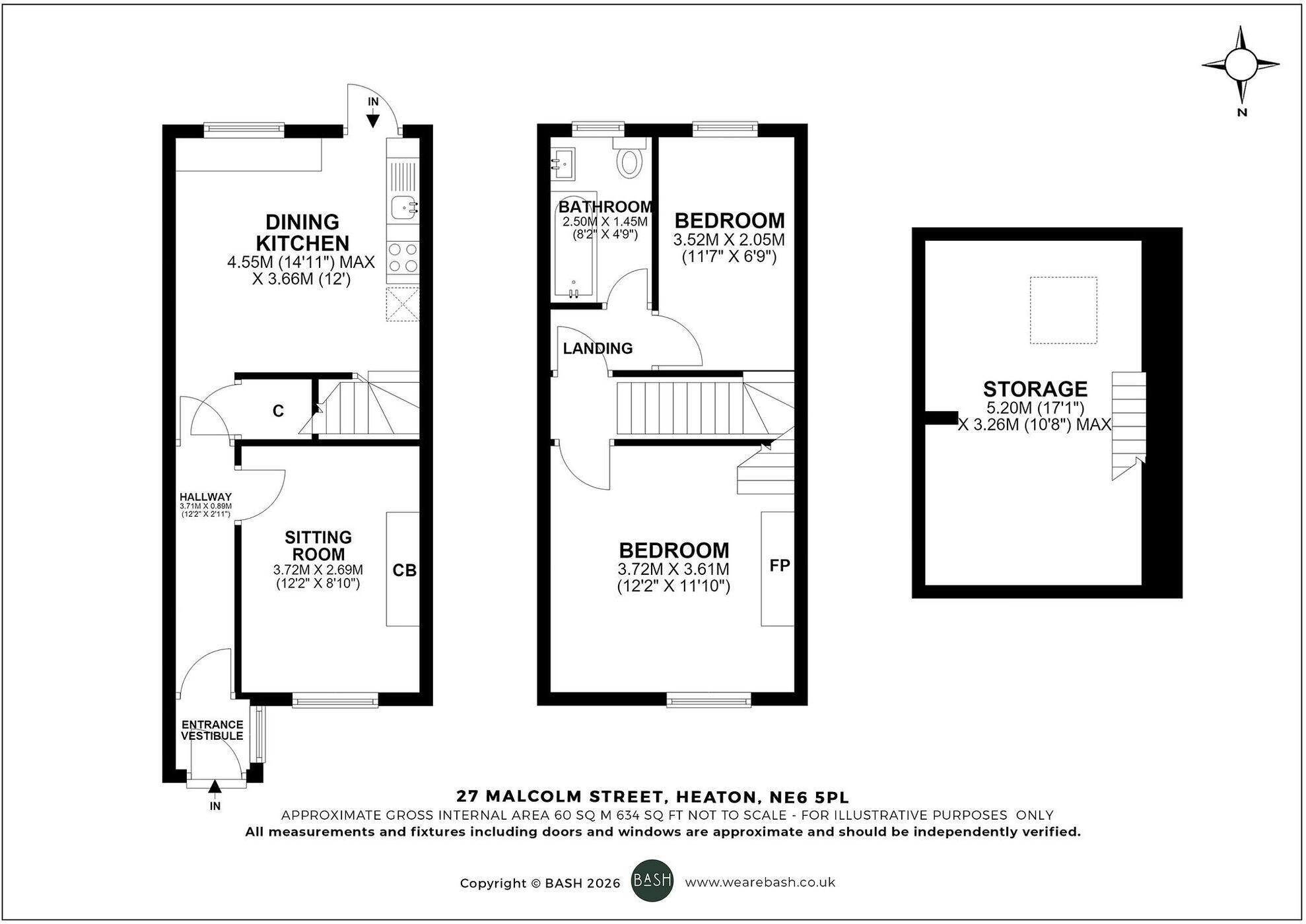 Malcolm Street, Heaton, NE6 floorplan