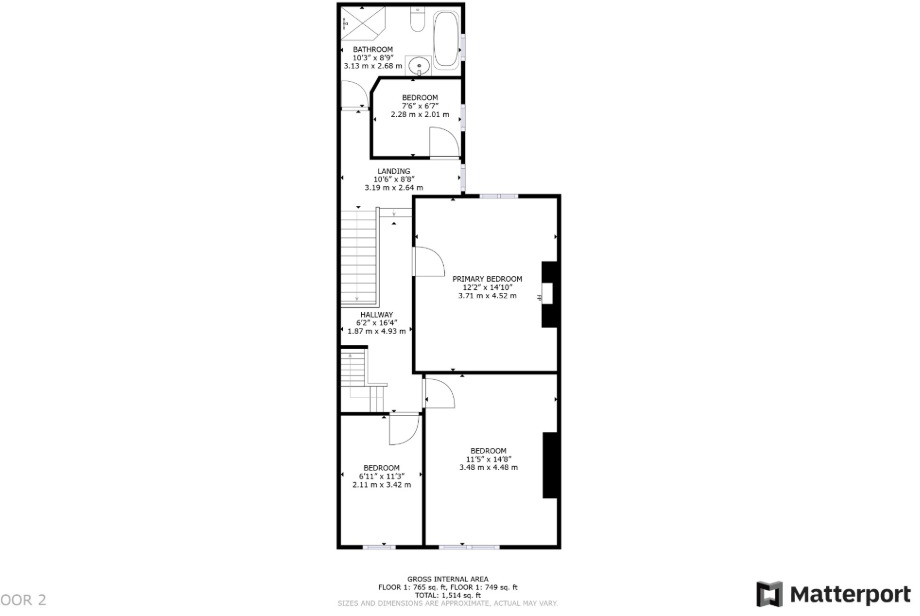Blagdon Avenue, South Shields floorplan