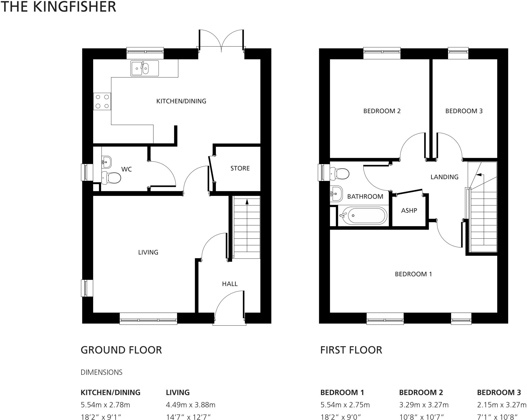 Plots 26 and 27, Bergamot Way, Wintringham, St Neots, St Neots, Cambridgeshire, PE19 0DQ floorplan
