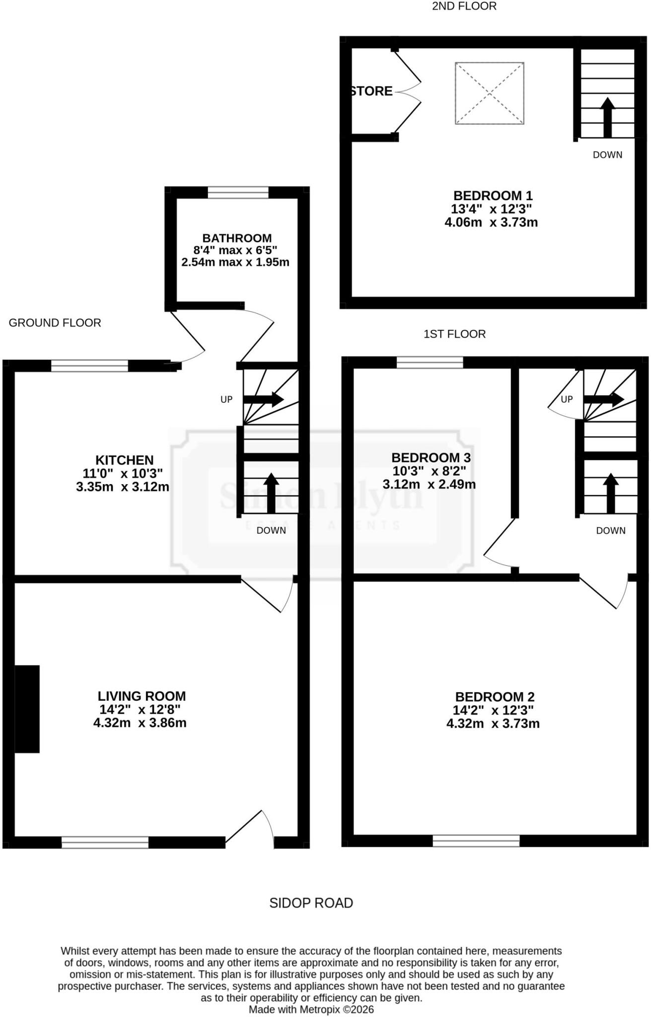 Sidcop Road, Cudworth, S72 floorplan